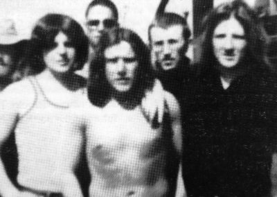 Bobby with his fellow comrades in Long Kesh in the early 1970's